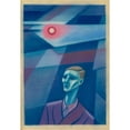 thumbnail image 3 of Karl Wiener 14x18 Black Modern Framed Museum Art Print Titled - Without Title (Portrait) (Around 1940), 3 of 5