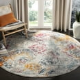 thumbnail image 2 of SAFAVIEH Madison Ognen Overdyed Geometric Area Rug, Light Grey/Fuchsia, 4' x 6', 2 of 9