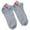 Grey, variant on Baberdicy Socks Socks 2Pair Sock Unisex Ankle Slippers Cotton Short Stripe Comfortable Socks Mens Socks Grey