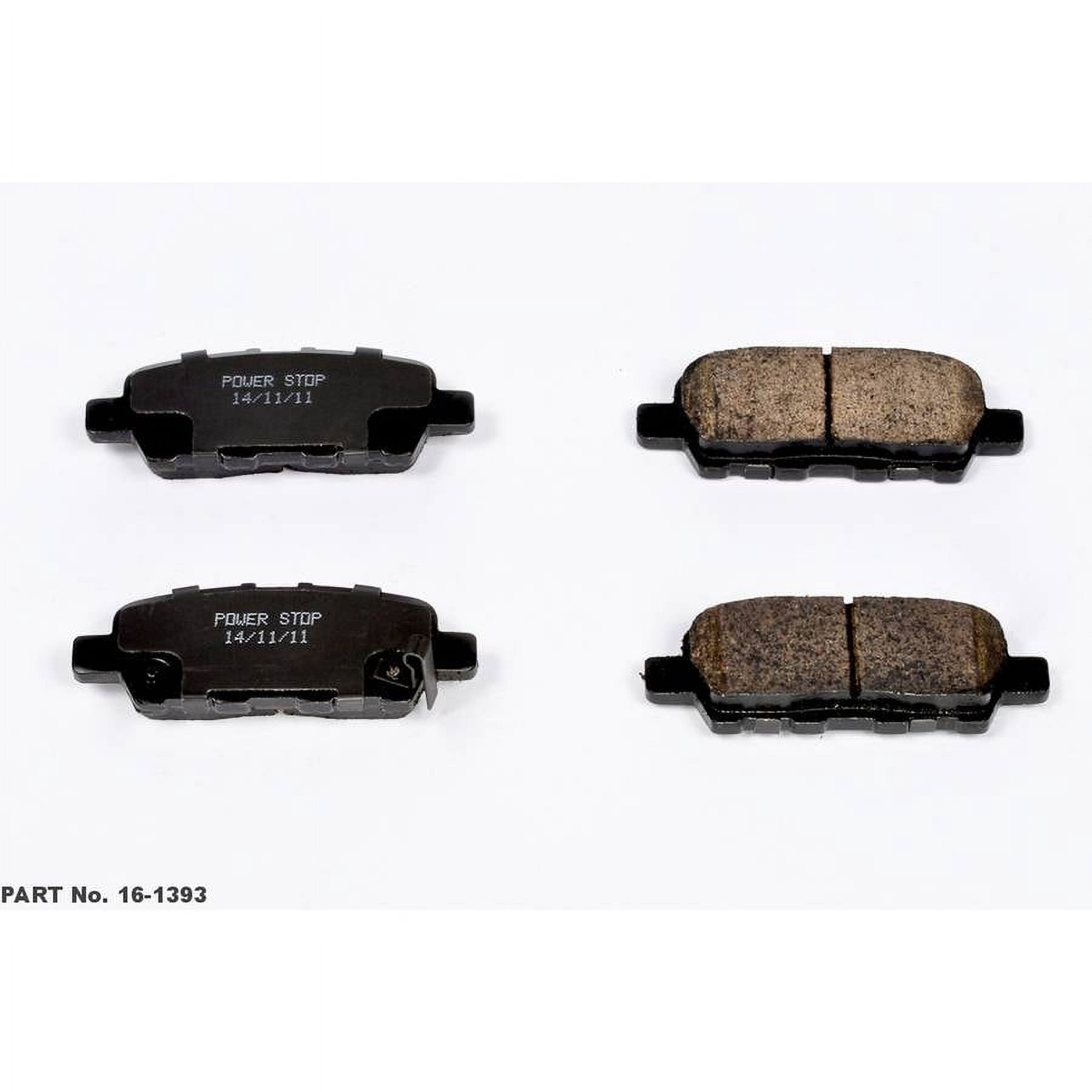 Power Stop Rear Z16 Evolution Ceramic Brake Pads 16-1393