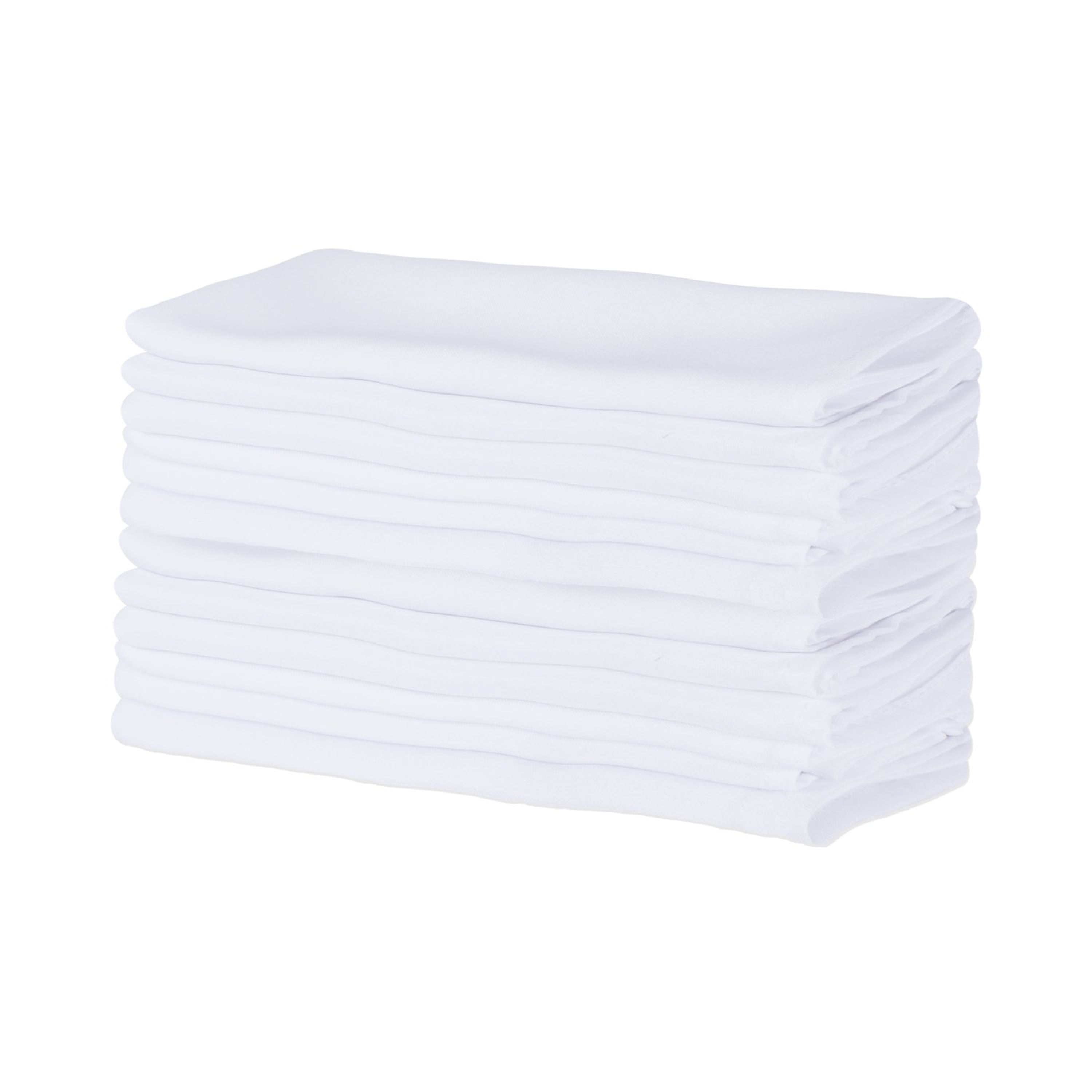 ELiving Store Polyester Cloth Napkins, Commercial Qualit & Heavy Duty