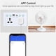 thumbnail image 4 of EU US Universal Plug Tuya ZigBee White Smart Socket Switch with USB and Type-C Port Outlet Smart, 4 of 5