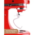 thumbnail image 2 of C-Shaped K45DH Coated Dough Hook, Attachment for KitchenAid Tilt-Head Stand Mixers Only, Fits 4.5–5 Quart Bowls, Compatible with K45, K45SS, KSM90, KSM150, 2 of 7