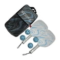thumbnail image 2 of ZheElen Pickleball Racket Set 4 Balls which is and Carry Bag Comfort Grip Pickleball Racquets Blue, 2 of 6