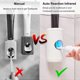 thumbnail image 2 of Electric Toothpaste Squeezer with Sensor Wall-Mounted Toothpaste Holder for Washroom Bathroom (White), 2 of 5