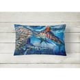 thumbnail image 2 of Carolines Treasures JMA2008PW1216 White Night White Marlin Canvas Fabric Decorative Pillow, 2 of 4