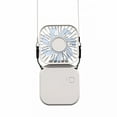 thumbnail image 2 of HIBIBUD Necklace Fans Portable Neck Hanging Fan Mini Fan Handheld Foldable Fan for Cooling Small Personal Hands Free Fan USB Rechargeable Battery 3 Speed Air Circulatory Fan, 2 of 7