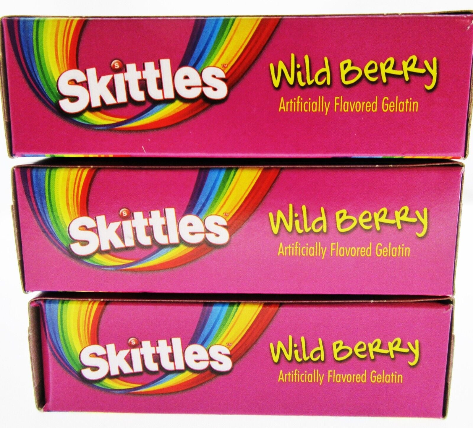 Skittles Wild Berry Gelatin Mix, 6 Servings, 3.89 oz Cardboard Box