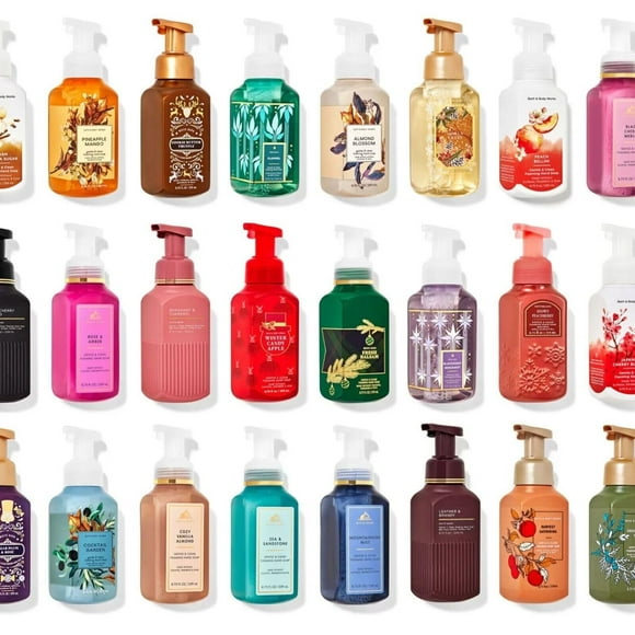 Bath & Body Works Gentle Foaming Hand Soaps, 4 Count Variety Pack