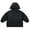 #193-Black, variant on Kids' Windbreaker Waterproof Hooded Jacket Solid Color Toddler Windproof Boys Girls Caot Warm Winter Outwear for Outdoor Hiking Teen 4-13Y