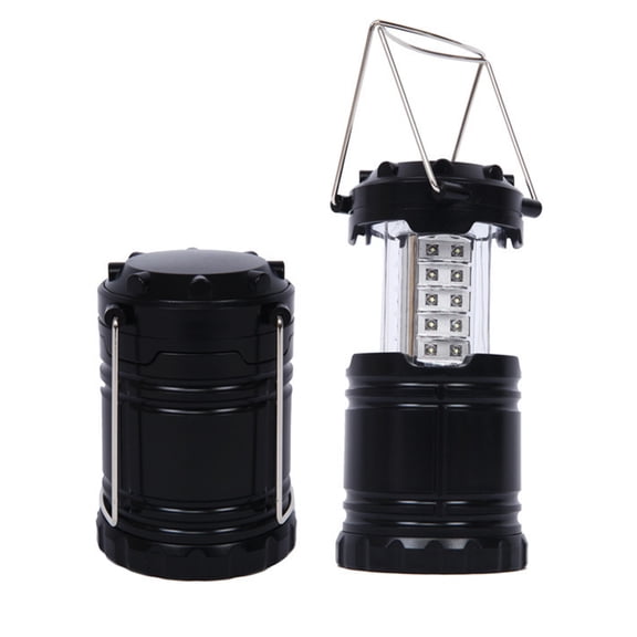 Emergency Essential, LED Camping Lantern With Collapsible Design, Water-resistant And Durable, Perfect For Backpacking Adventures Or Unexpected Power Outages (12 LED, 200 Lumens)
