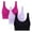 Hot Pink, variant on Karight 3PCS Women Sport Bras Yoga Fitness Running Bra Wireless Push up Plus Size