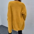 thumbnail image 4 of HAPIMO Sweater Cardigans for Women Open Front Solid Jacket Womens Loose Knitted Outwear Casual Comfy Girls Fall Fashion Tops Long Sleeve Yellow M, 4 of 9