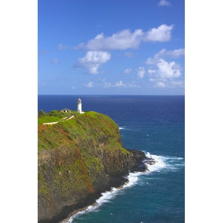 - Hawaii Kauai Kilauea Point Lighthouse At Kilauea National Wildlife Refuge Canvas Art - Greg Vaughn Design Pics (22 x 36)