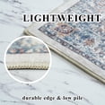 thumbnail image 5 of Hallway Washable Runner Rug - 2x6 Kitchen Rugs Entryway Vintage Soft Floor Mat Non Slip Indoor Farmhouse Carpet For Bathroom Living Room Bedroom (2 X 6  Brick), 5 of 6