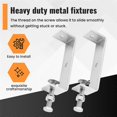 thumbnail image 5 of Metal Clamp Heavy Duty Clamp C Clamp Woodworking Clamp with Wide Jaw Openings (100MM), 2PCS, 5 of 5