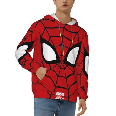 Spider-Man 32 Hoodies For Teen Men Boys Pullover Hoodie Sweatshirt With Pockets For Birthday Gift,Men'S Hoodie Pullover Hooded Sweatshirt Hoodies With Bigpockets For Men,Small