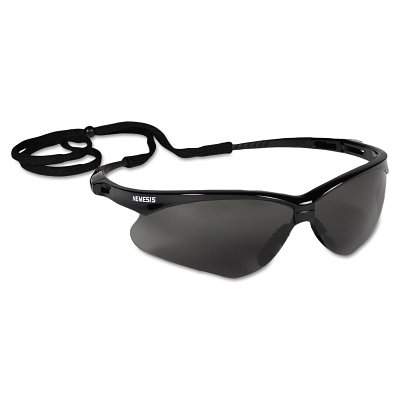 

V30 Nemesis Safety Glasses Smoke Polycarbonate Lens Anti-Fog Black Frame/Temples Nylon | Bundle of 5 Pairs