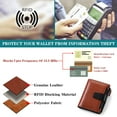 thumbnail image 5 of FALAN MULE Small Wallet for Women Genuine Leather Bifold Purse RFID Blocking Card Holder, 5 of 7
