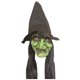 thumbnail image 2 of Decoraciones de Halloween, adornos de Halloween, regalos de Halloween, máscara de bruja de Halloween con sombrero, máscara de mueca de pelo largo, accesorios de baile aterradores, tocado de bruja, 2 of 9
