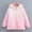 Pink, variant on Abtuhar Toddler Girls Fall Winter Hooded Casual Outerwear and Jackets Heart‑print Water‑resistant Reversible Fleece‑lined Wind‑proof Coat for 4‑15 Years