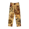 thumbnail image 4 of Disketp Vintag Ancient Sailboats Men'S Pajama Pants - Ultra Soft Fleece Sleep And Lounge Pants (Size: S-Xxl), 4 of 9