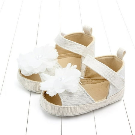 

Hunpta Kids Sandals Newborn Baby Girls Boys Flower Print Cute Anti-Slip First Walkers Sandals Shoes