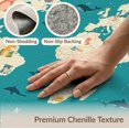 thumbnail image 6 of ODIKA 9'x12' Washable Area Rug Low Pile, Flatwoven, Large Storytelling Map Explorer Is Featuring Whales Dolphins for Great Room, Indoor Concept, Living, 6 of 7
