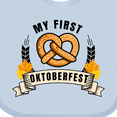 thumbnail image 4 of Inktastic My First Oktoberfest with Pretzel and Banner Boys or Girls Baby Bib, 4 of 4