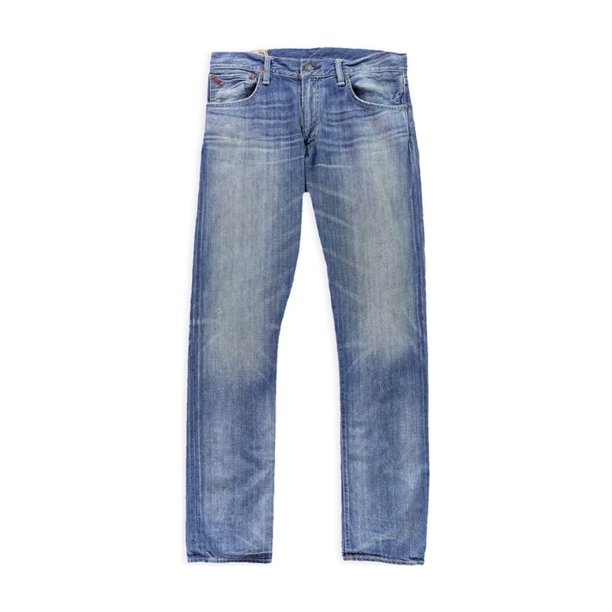 Ralph Lauren - Pantalones vaqueros de pierna recta para hombre, color azul, 33 W x 32 L Ralph Lauren Pierna recta