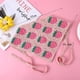 thumbnail image 1 of Banda para el cabello con pañuelo triangular de tulipán europeo y americano, banda para el cabello tejida con correa de punto, turbante elástico, diadema de cereza, 1 of 6