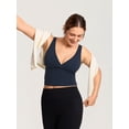 thumbnail image 4 of Delimira Crossover Breastfeeding Summer Sleeveless Cropped Nursing Tank Tops, 4 of 4