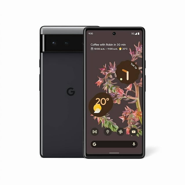 Refurbished (Fair) - Google Pixel 6 128GB - Stormy Black - Unlocked