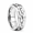 Silver, variant on Men's Spinner Ring, Double-Layer Rotating Gear Band, Gold or Silver