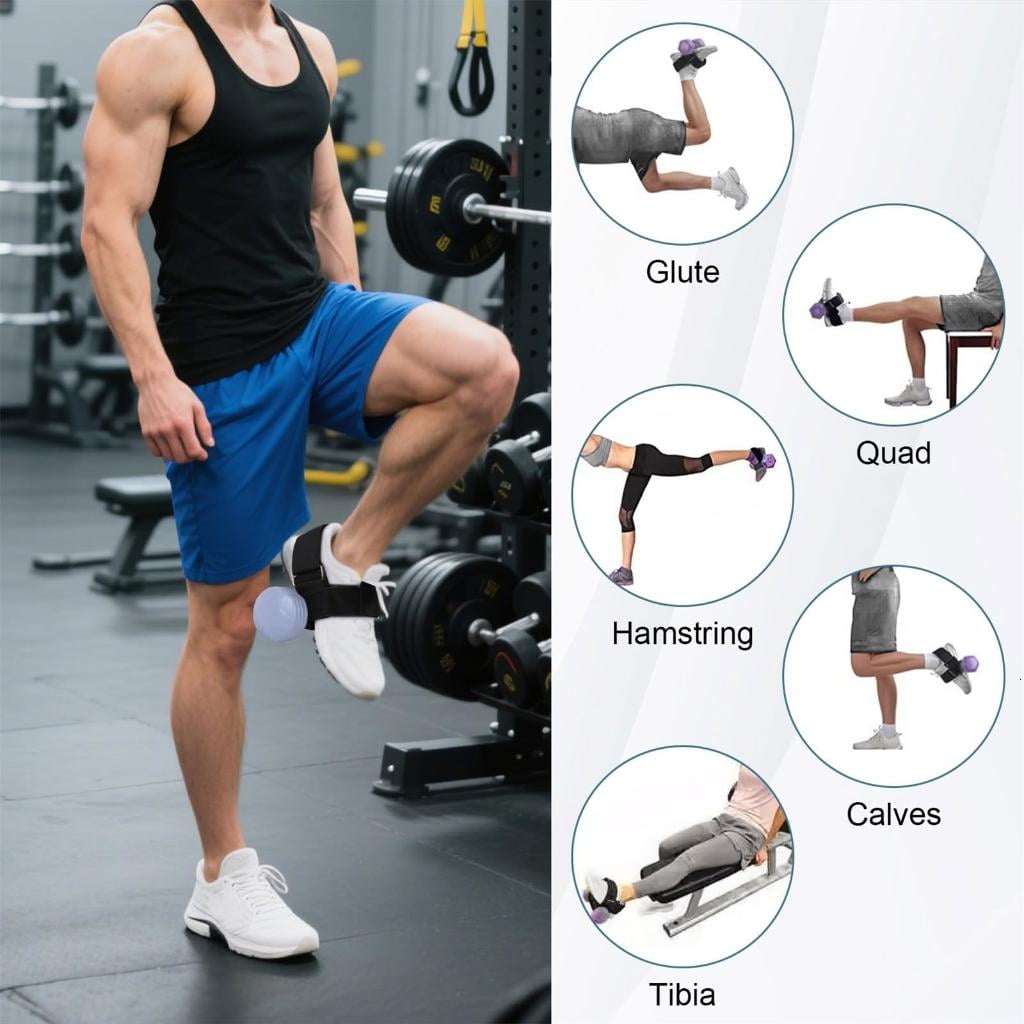 Multifunctional Leg Exercise Band Adjustable Resistance Ankle Belt Gym Gear