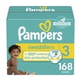 thumbnail image 1 of Pañales Pampers, tamaño 3, ultrasuaves, suministro de 1 mes, 1 of 7