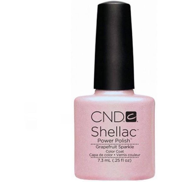 CND Creative Nail Design SHELLAC Gel Polish .25oz/7.3mL - Grapefruit Sparkle