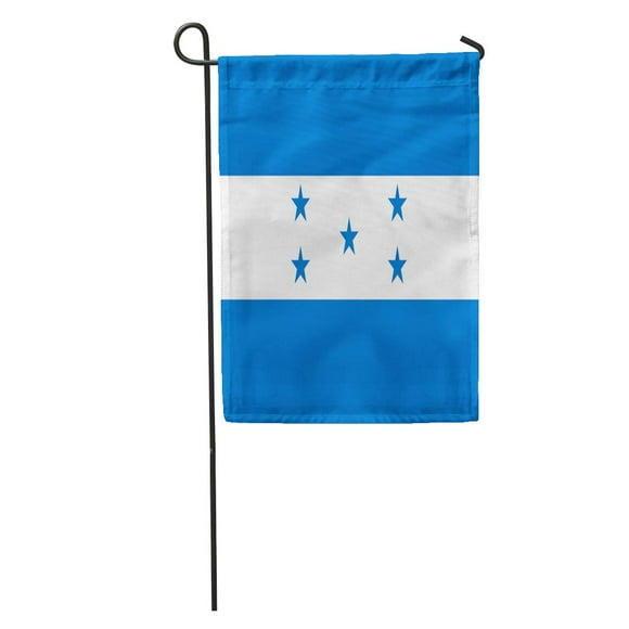 JSDART Blue Honduras Flag Official Colors and Proportion Correctly National Honduran Garden Flag Decorative Flag House Banner 12x18 inch