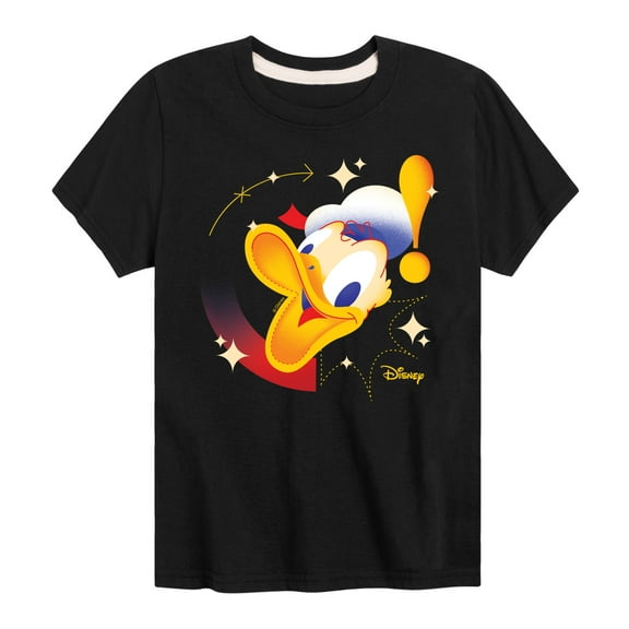 Disney - Donald Head - Toddler & Youth Short Sleeve Graphic T-Shirt