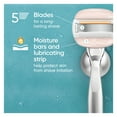 thumbnail image 2 of Venus MoistureGlide Women's Razor Blades, 4 Razor Blade Refills, 2 of 10