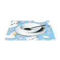 thumbnail image 3 of Ryvnso Placemats Set of 4 Rainbow and Cat Paw Print Dining Mats Heat-Resistant Non-Slip Washable Table Mat, 3 of 8
