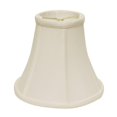 thumbnail image 1 of HomeRoots 469584 Abat-Jour Monay Shantung Blanc Premium 8 Po., 1 of 1