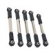 thumbnail image 3 of 5 piezas Varilla de enlace de dirección perfke accesorio ajustable repuestos para JLB Negro Varilla de tracción de la dirección, 3 of 7