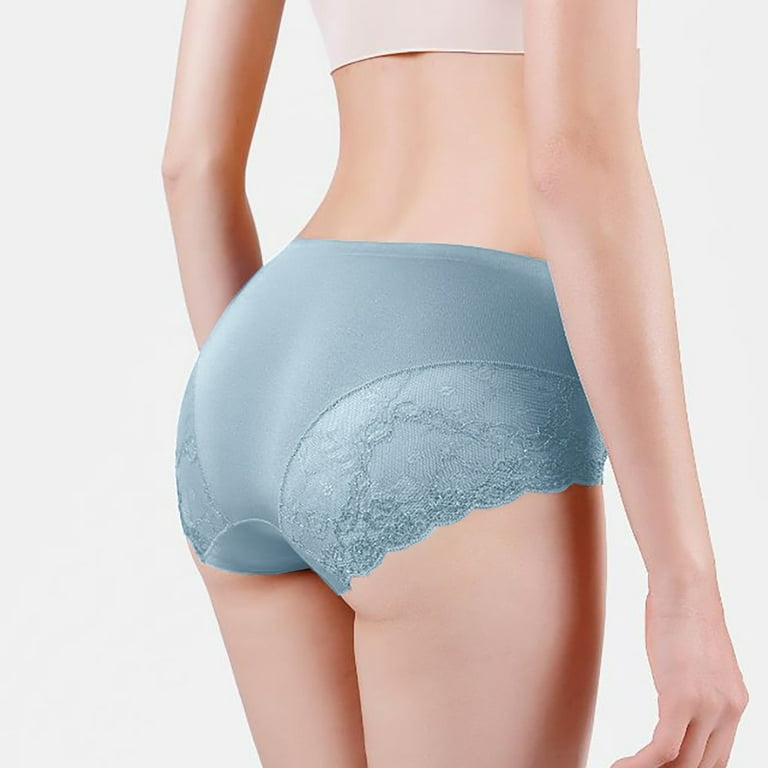 Entyinea Women's Brief Underwear Microfiber Smooth Stretch Brief Panty A XL