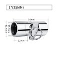 thumbnail image 2 of Boat Handrail Fitting, 316 Stainless Steel Tee Rail Pipe Fitting Connector, Pipe Connector Hardware Fitting For Marine Boat Yachet, 2 of 6