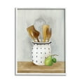thumbnail image 4 of Stupell Industries Kitchen Utensils Still Life Food & Beverage Painting White Framed Art Print Wall Art, 4 of 5