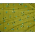 thumbnail image 4 of oneOone Polyester Lycra Lime Green Fabric Stripe & Floral Artistic Diy Clothing Quilting Fabric Print Fabric By Yard 56 Inch Wide, 4 of 4