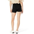 thumbnail image 3 of Signature by Levi Strauss & Co. Juniors' High Rise Button Fly Shortie Shorts, 3 of 5