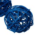 thumbnail image 1 of 10 Pcs Wicker Rattan Balls Decorative Orbs Vase Fillers For Craft, Party 5cm Blue, 1 of 5