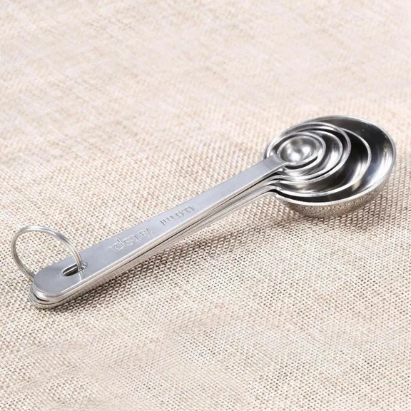 ZYLER- Stainless Steel Measuring Spoon Baking Cups Spoons Kitchen Cooking Tool 6Pcs/Set